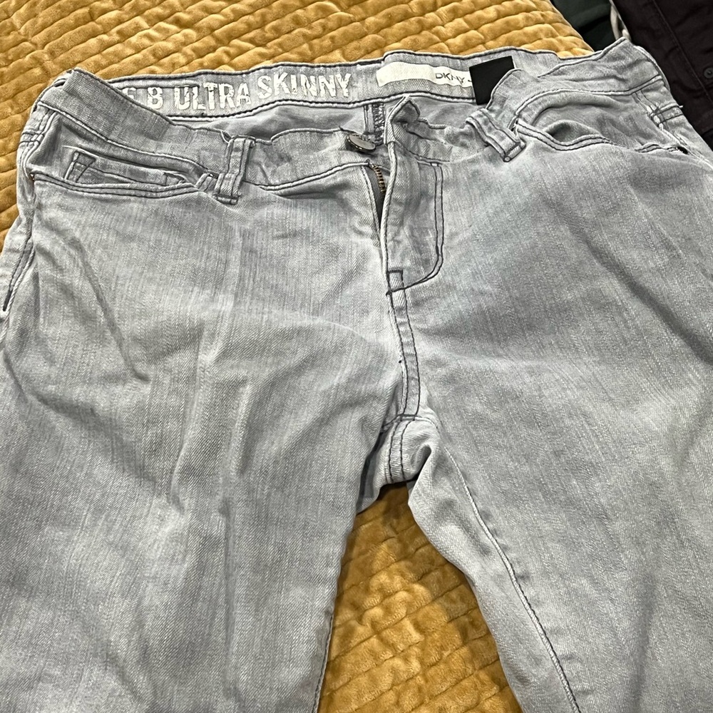 Gray Ultra Skinny Women Jeans